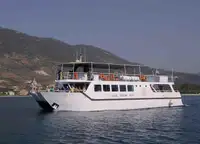قارب مزدوج الهيكل للبيع