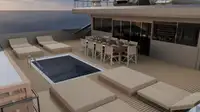 قارب مزدوج الهيكل للبيع