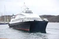 قارب مزدوج الهيكل للبيع