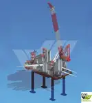 Jack-up drilling rig للبيع