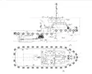 زورق السحب للبيع